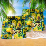 Avocado Lemon Summer Time - Beach Short