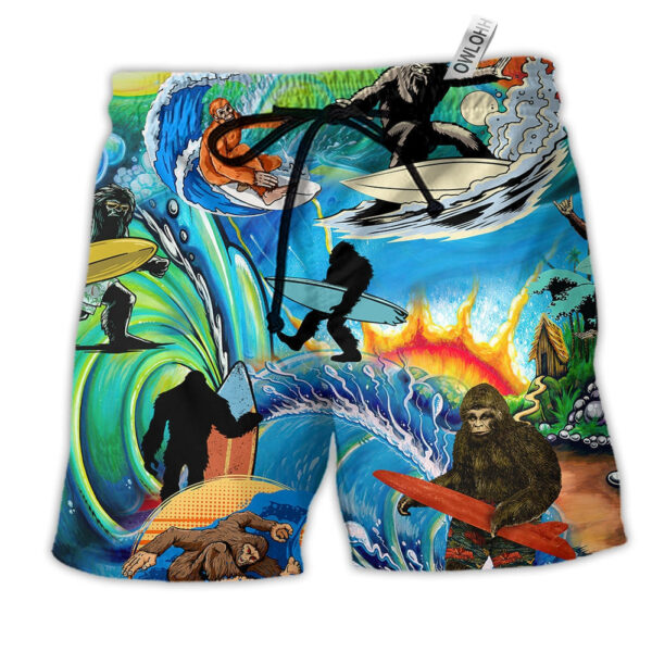 Bigfoot Cool Surfing Style - Beach Short