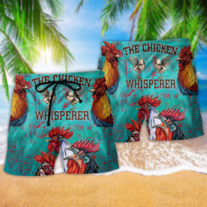 ChickenWhispererFarmGreen-BeachShort