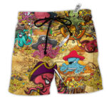 Octopus Captain Pirates Cool - Beach Short