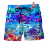 Octopus Love Fresh Ocean Forever - Beach Short