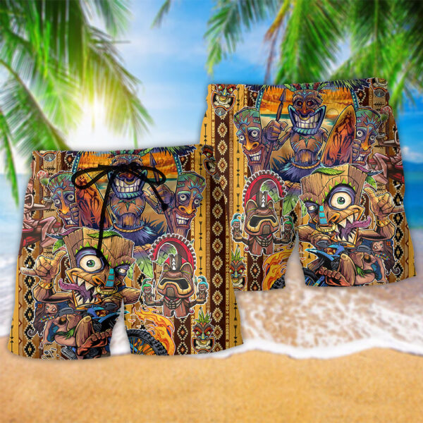 Tiki Aloha All Day Every Day - Beach Short