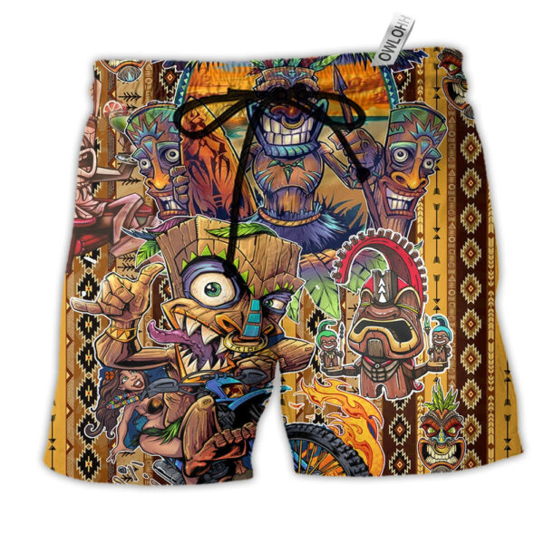 Tiki Aloha All Day Every Day - Beach Short