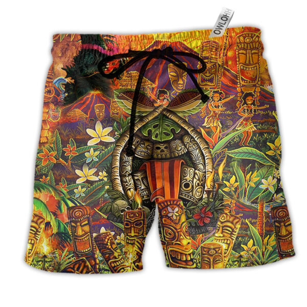 Tiki Wakaka Aloha Funny - Beach Short