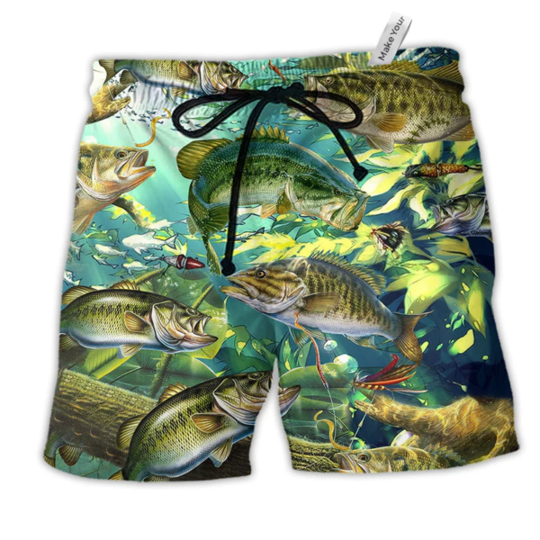 Fishing Cheaper Than Therapy - Beach Short